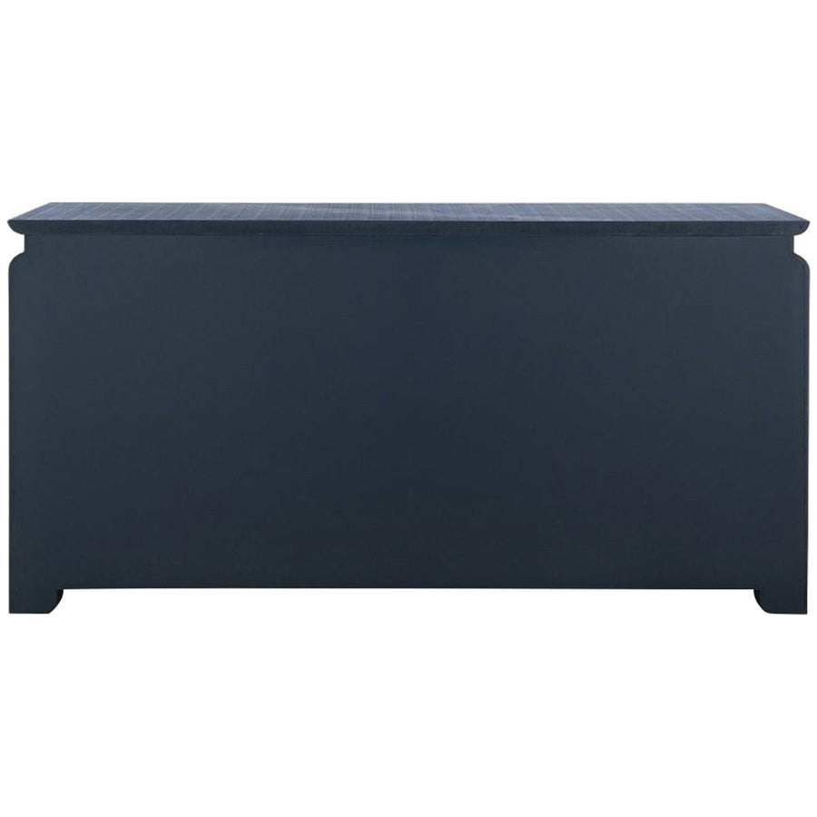 Villa & House Elina Extra Large 6-Drawer Navy Dresser with Kelley Pull