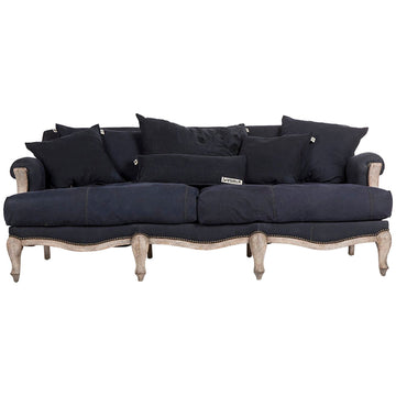 Thomas Bina Parisian Sofa - Blue Canvas