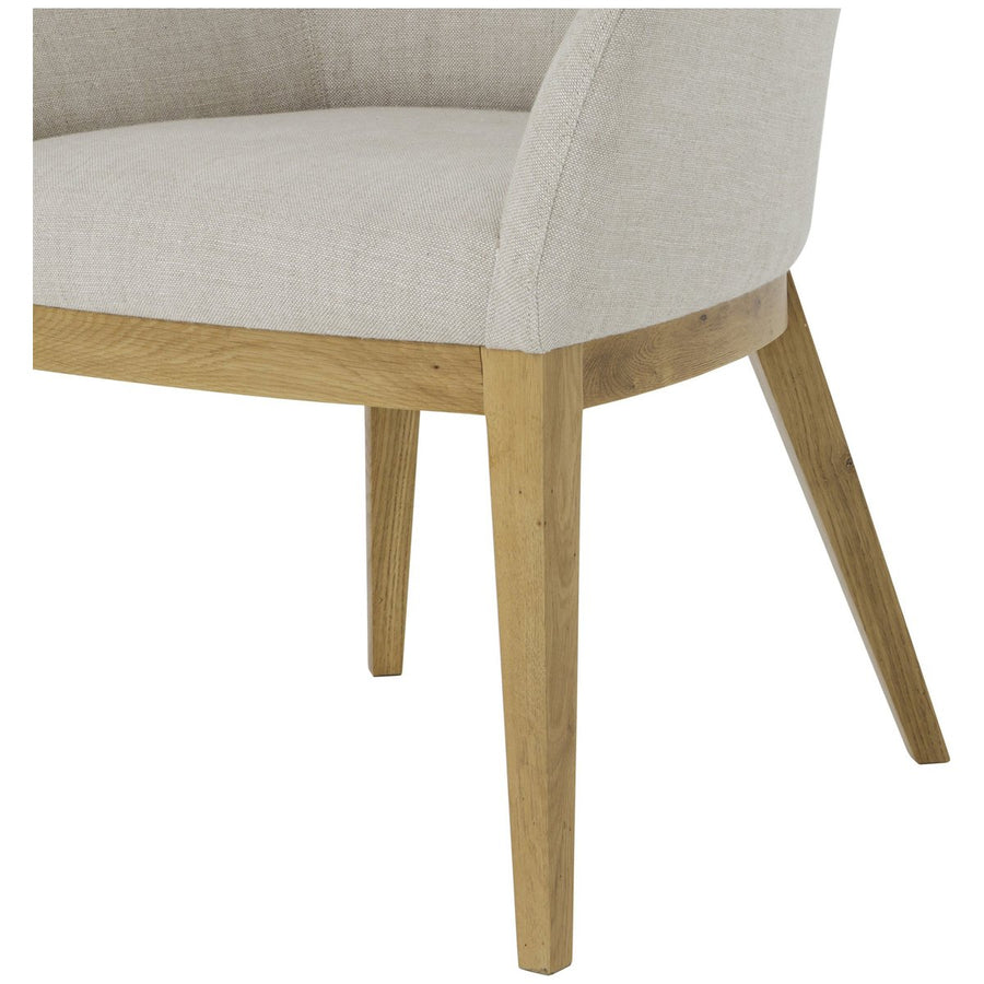 Sonder Living Emerson Dining Arm Chair in Marbella Oatmeal