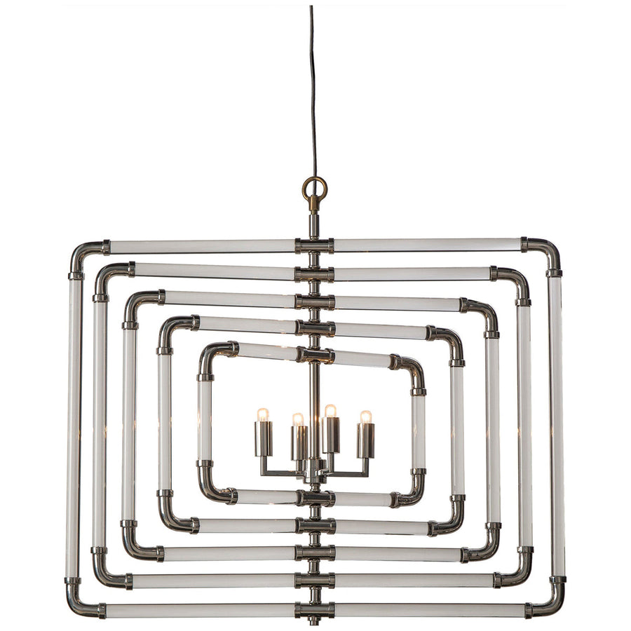 Nellcote Spiral Acrylic Stream Chandelier