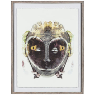Coup & Co Imaginary Tribe Mask with Wood Frame
