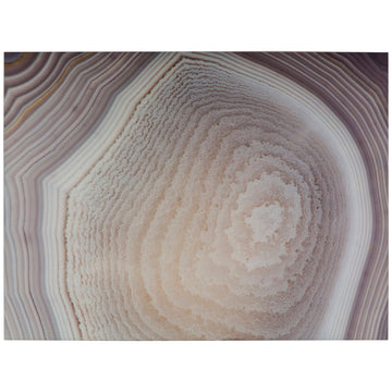Coup & Co Neutral Agate Art Print on Glass - Style C