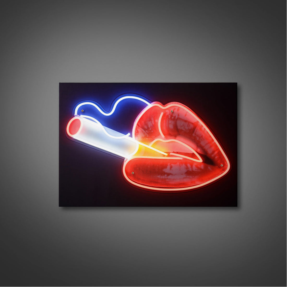 Coup & Co Smoking Hot Lips Art - LED Neon