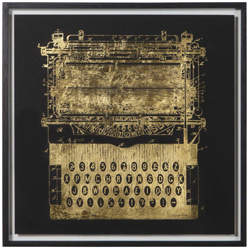 Coup & Co Antique Typewriter Art - Design C