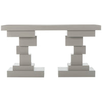 Kelly Hoppen Morgan Console Table - Gray Lacquer