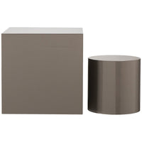 Kelly Hoppen Morgan Square Accent Table - Lacquer
