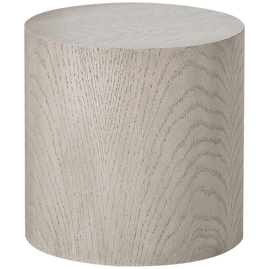 Kelly Hoppen Morgan Round Accent Table - Taupe Oak