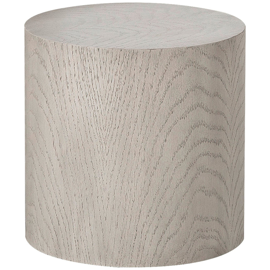 Kelly Hoppen Morgan Round Accent Table - Taupe Oak