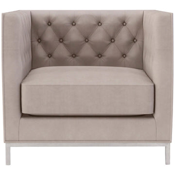 Kelly Hoppen Vinci Tufted Leather Occasional Chair