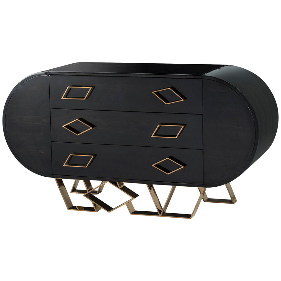 Sonder Living Sting Credenza - Black