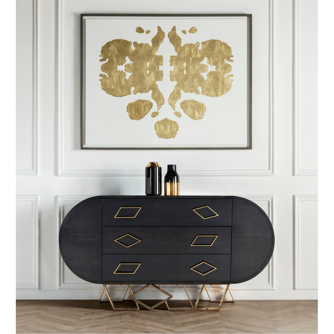 Sonder Living Sting Credenza - Black