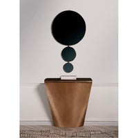 Kelly Hoppen Shield Wall Console Table - Rose Gold