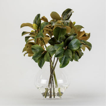 Sonder Living Magnolia Leaves - York Vase