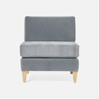 Made Goods Adler Slipper-Style Lounge Chair in Cerused White Oak