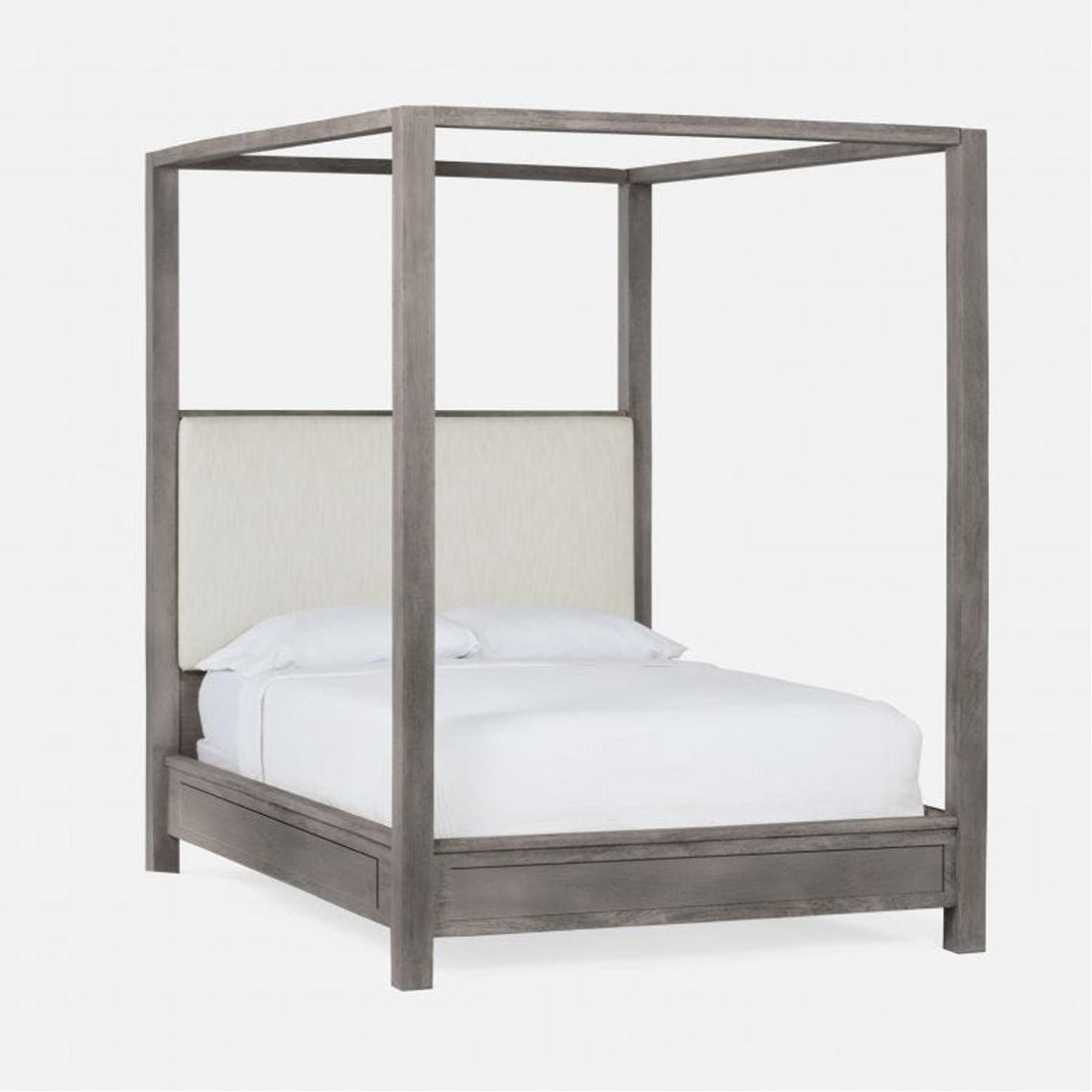 Made Goods Allesandro Boxy Canopy Bed in Severn Canvas