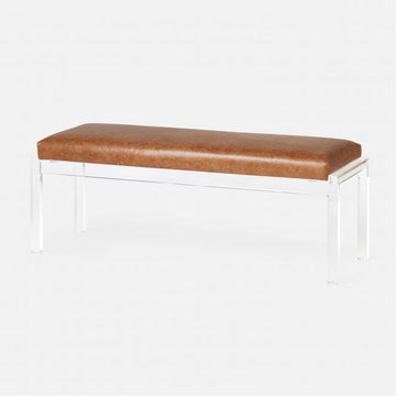Made Goods Artem Double Upholstered Bench in Humboldt Cotton Jute