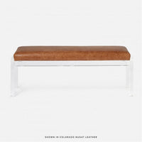 Made Goods Artem Double Upholstered Bench in Ettrick Cotton Jute