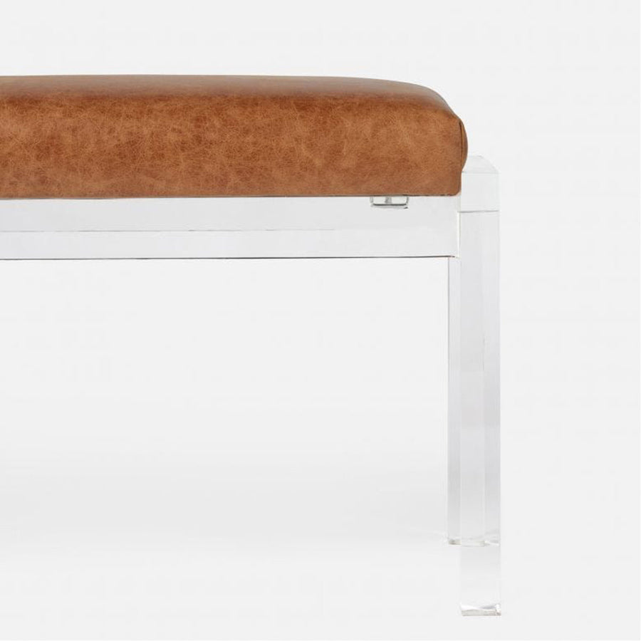 Made Goods Artem Double Upholstered Bench in Hair-On-Hide