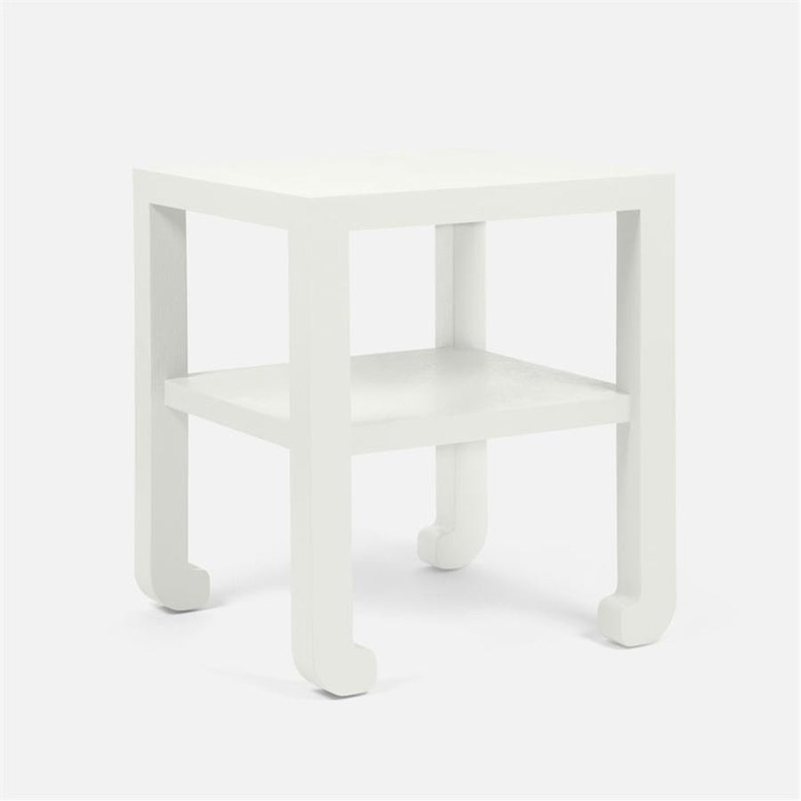 Made Goods Askel Footed Raffia Side Table