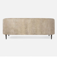 Made Goods Basset Contemporary Cabriole-Style Sofa in Havel Velvet