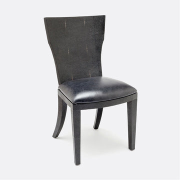 Made Goods Blair Vintage Faux Shagreen Chair in Mondego Cotton Jute