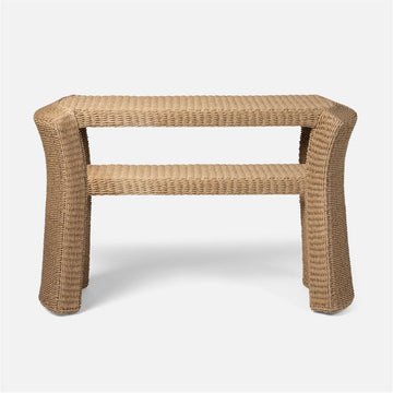 Made Goods Brayden Twisted Faux Wicker Console Table