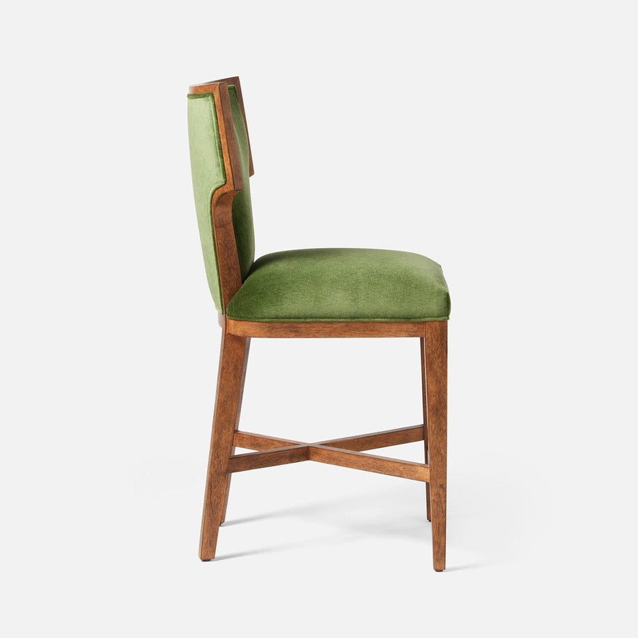Made Goods Carleen Wingback Counter Stool in Clyde Fabric