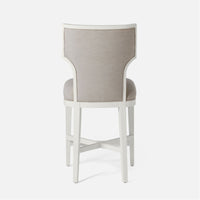 Made Goods Carleen Wingback Counter Stool in Weser Fabric