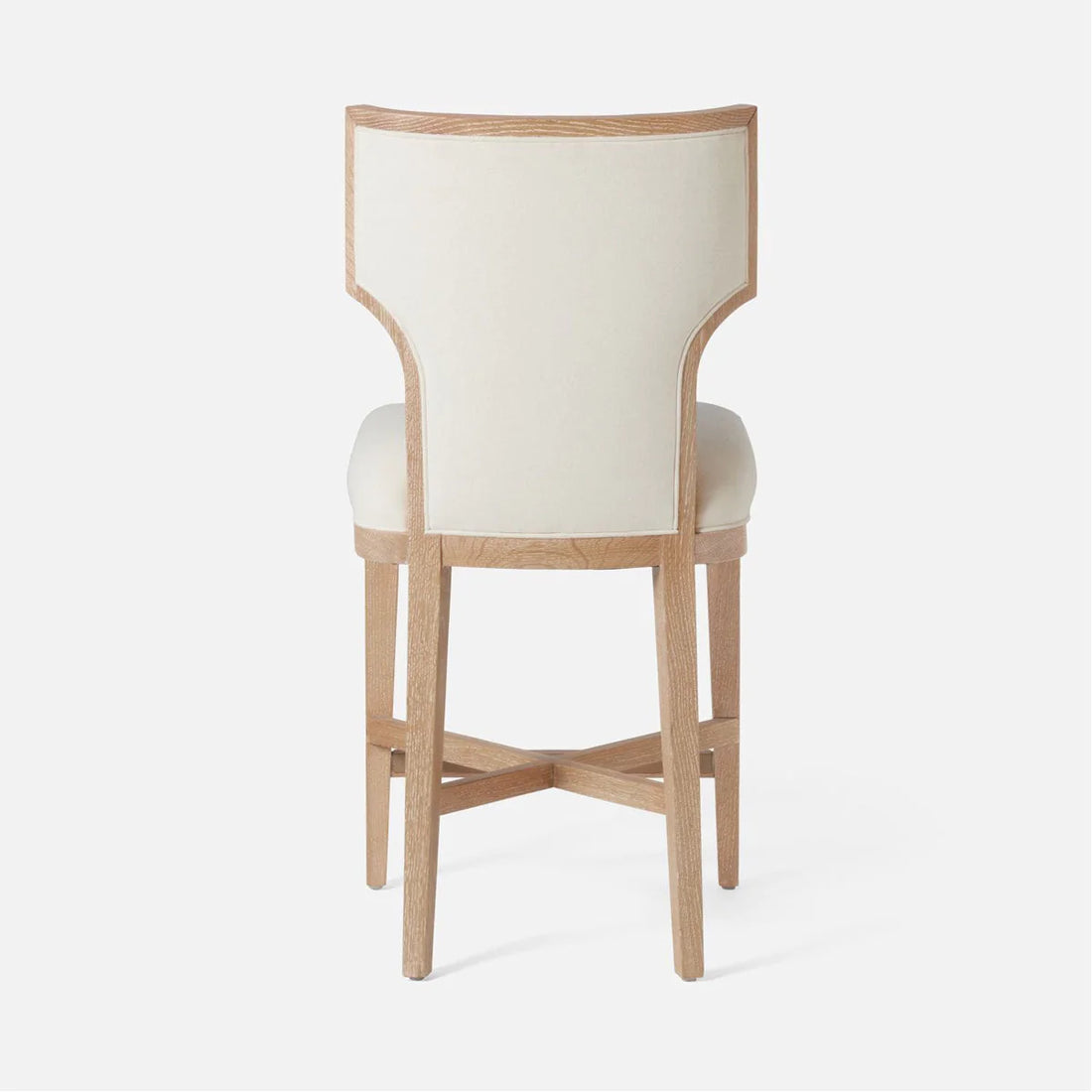 Made Goods Carleen Wingback Counter Stool in Severn Canvas