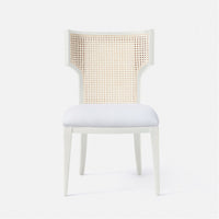 Made Goods Carleen Cane Wingback Dining Chair in Lambro Boucle