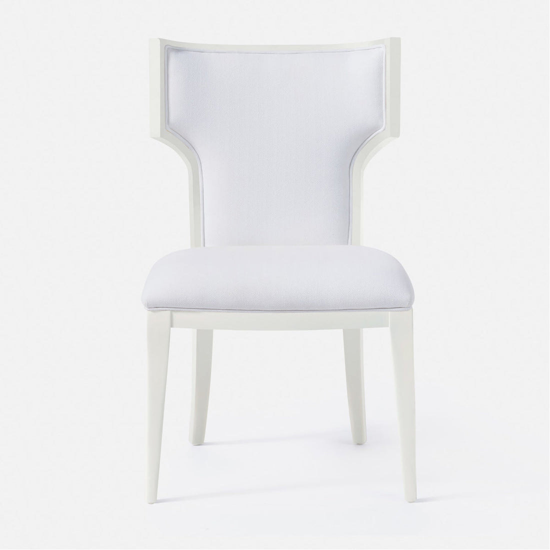 Made Goods Carleen Wingback Dining Chair in Garonne Leather