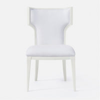 Made Goods Carleen Wingback Dining Chair in Mondego Cotton Jute