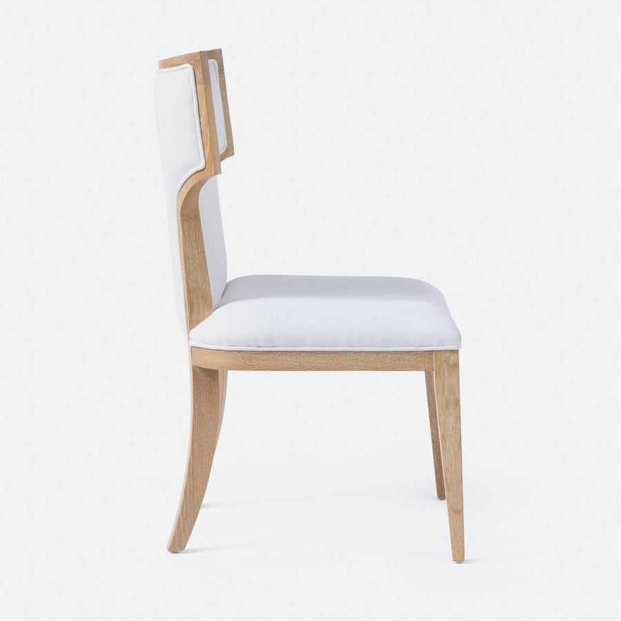 Made Goods Carleen Wingback Dining Chair in Brenta Cotton/Jute