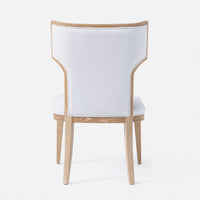 Made Goods Carleen Wingback Dining Chair in Rhone Leather