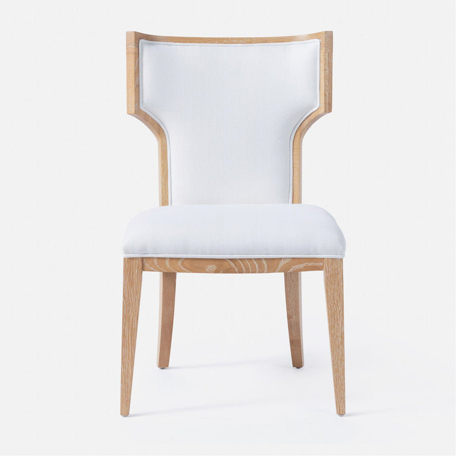 Made Goods Carleen Wingback Dining Chair in Humboldt Cotton Jute