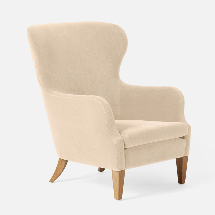 Made Goods Chantall Modern Wingback Lounge Chair