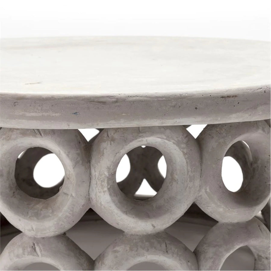 Made Goods Dagen Concrete Round Outdoor Coffee Table