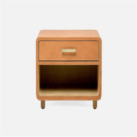 Made Goods Dante Leather 22-Inch Single Nightstand