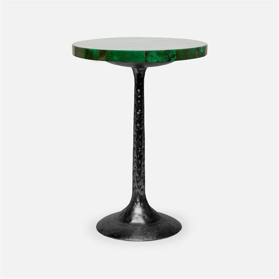 Made Goods Delancy Bistro Side Table in Shell