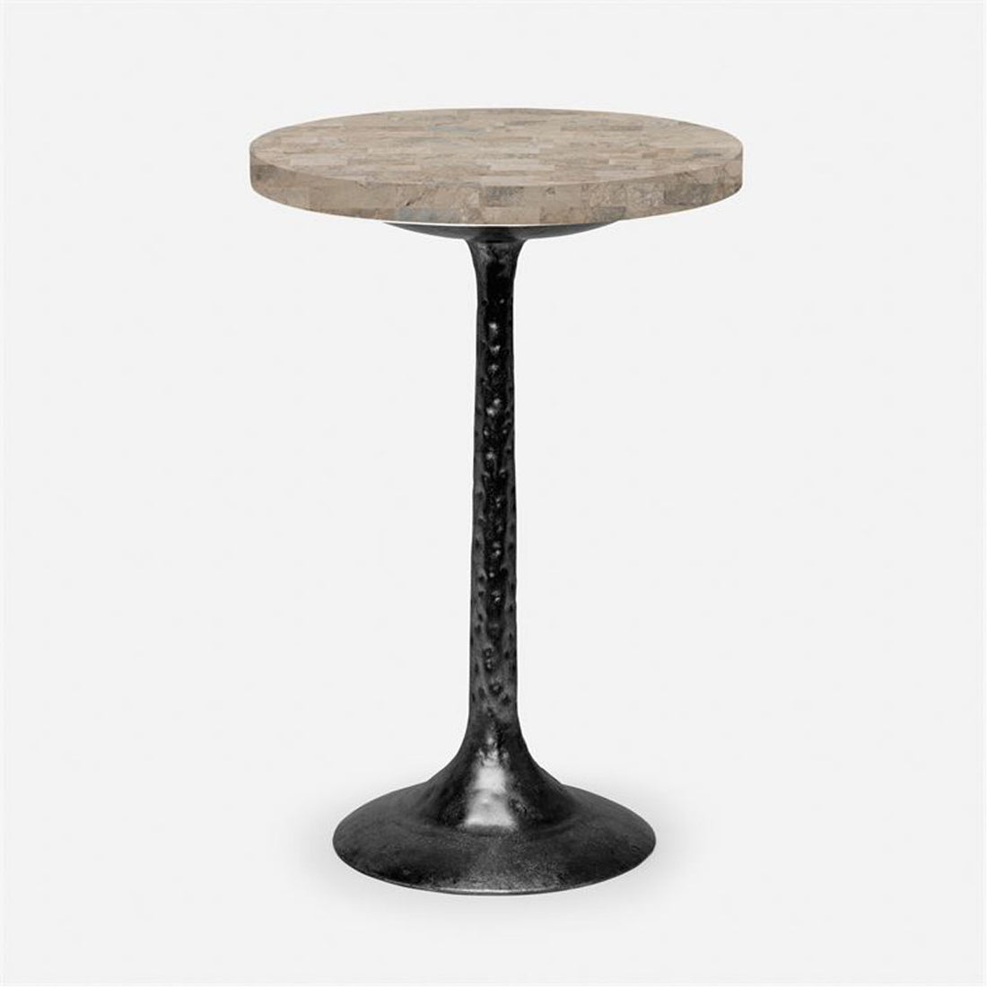 Made Goods Delancy Bistro Side Table in Marble