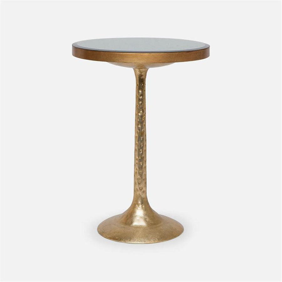 Made Goods Delancy Bistro Side Table in Antiqued Mirror