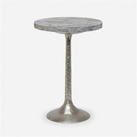 Made Goods Delancy Bistro Side Table in Stone