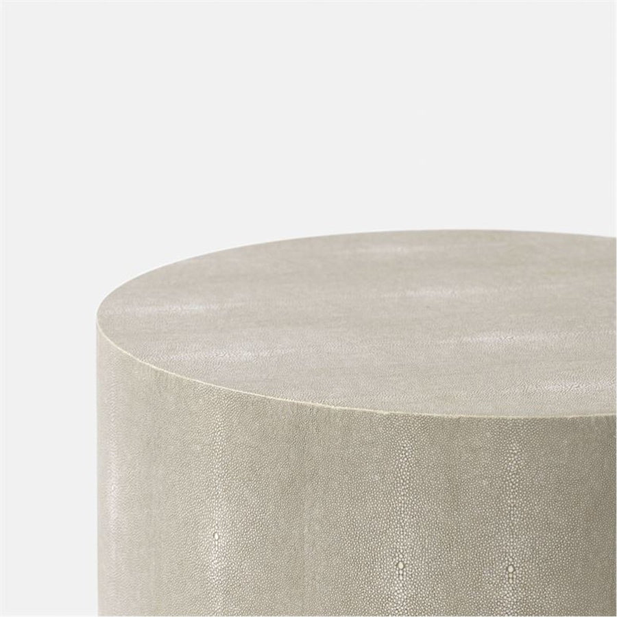 Made Goods Emerson Realistic Faux Shagreen Marbleized Resin Side Table