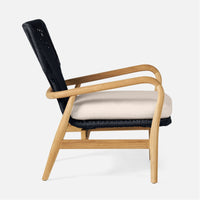 Made Goods Garrison Outdoor Lounge Chair in Weser Fabric