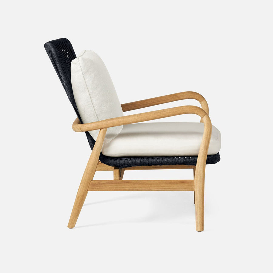 Made Goods Garrison Outdoor Lounge Chair in Havel Velvet