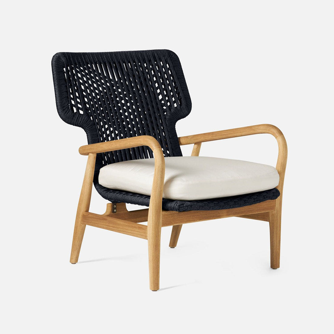 Made Goods Garrison Outdoor Lounge Chair in Havel Velvet
