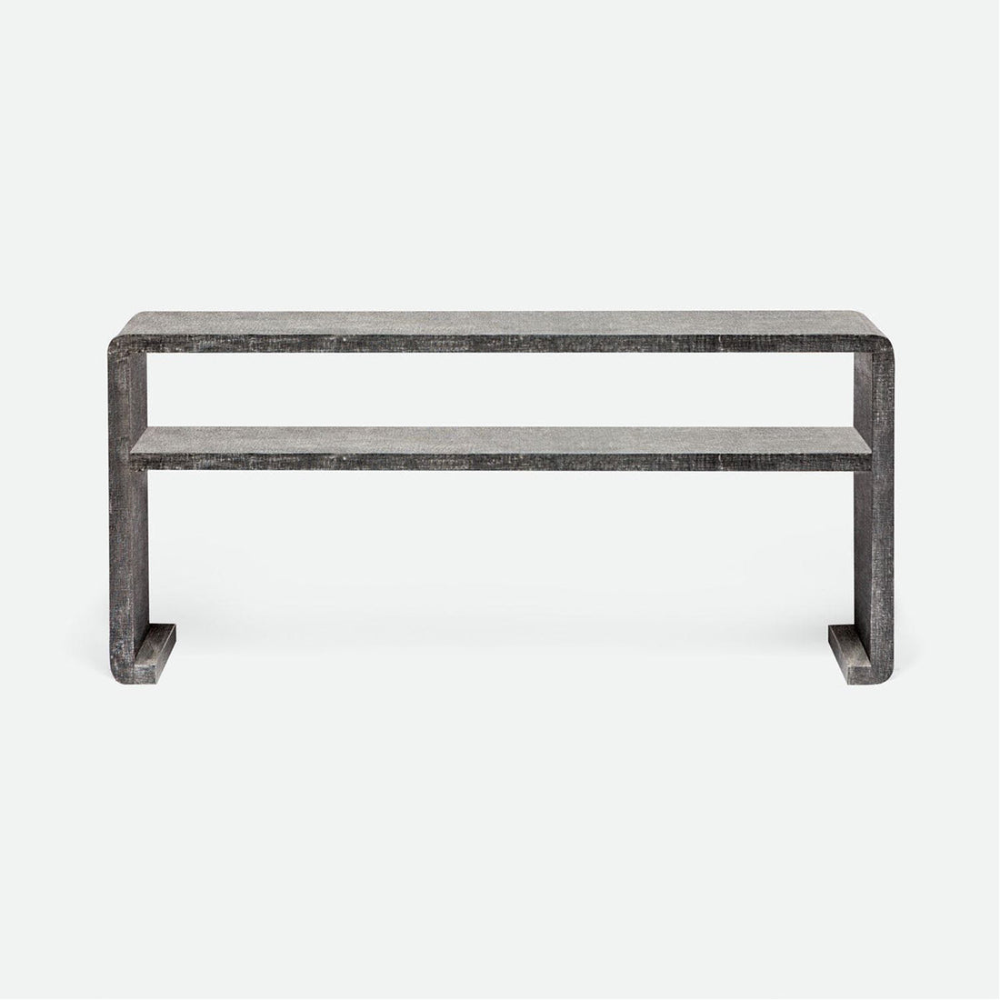 Made Goods Gustav Curved Linen 68-Inch Console Table