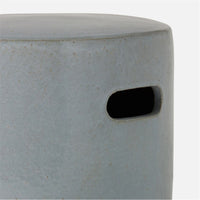 Made Goods Idris Cylinder Stoneware Outdoor Stool with Handles