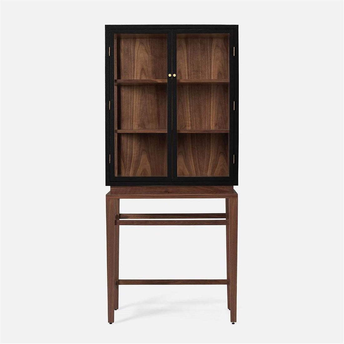 Made Goods Jamison Faux Raffia Veneer Cabinet