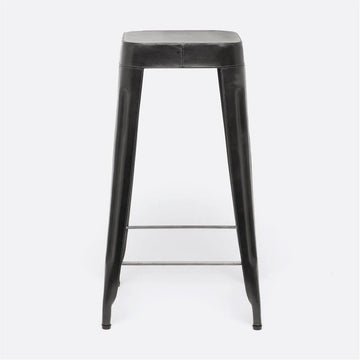 Made Goods Jamy Leather Counter Stool